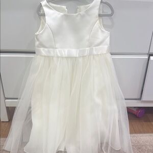 Elegant White Kids Dress
